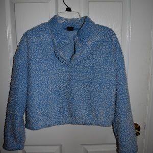 PacSun crop sherpa size medium
